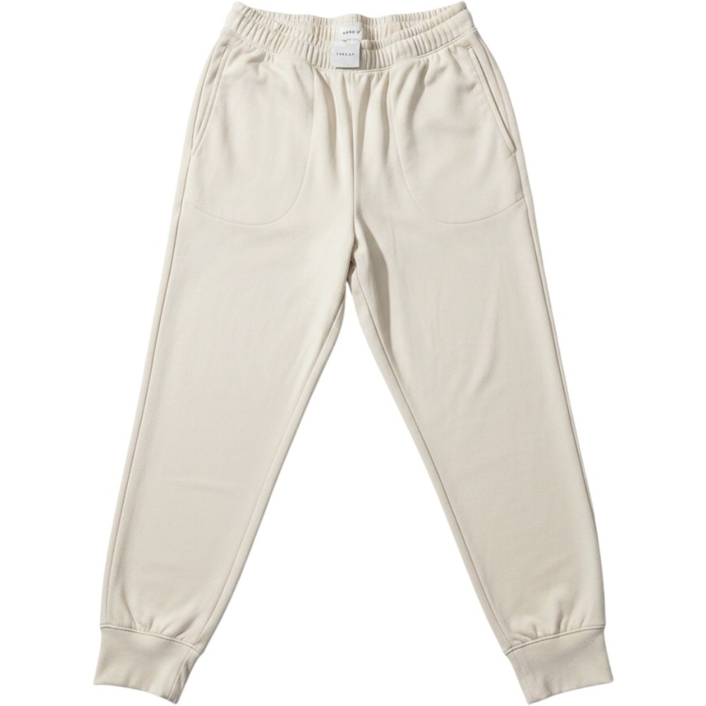 Varley Brushed Rib Slim‎ Cuff Pant Cream Ivory Joggers Evereve XS RN150115